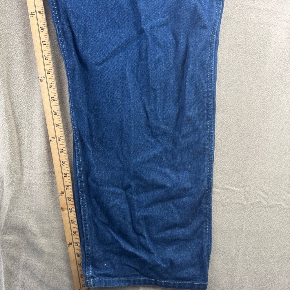Dickies Bib Overalls Denim Workwear Men's Size XLR Chore Carpenter - Picture 8 of 14